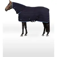 HORZE Glasgow Staldeken / Onderdeken, Hele hals, 150 gram, Dark Blue,