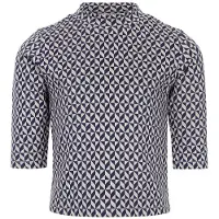 LOOXS Fancy navy top geomatric print voor meisjes in de kleur