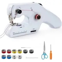 Engels Handnaaimachine - Repareren van Kleding - Draadloos - Mini Naaimachine - Handheld - Compact & Draagbaar