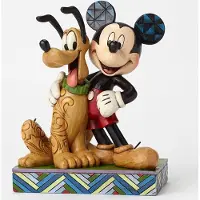 Enesco Disney beeldje - Mickey en Pluto