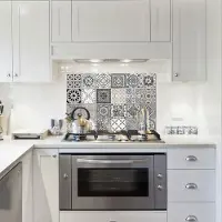 Crearreda - Achterwand Keukensticker – Azulejos - Grijs - 65 x 47 cm