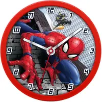 Kids Euroswan Spiderman wandklok