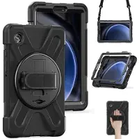 ESTUFF AUSTIN Defender Hoesje Samsung (Galaxy Tab A9), Tablethoes, Zwart