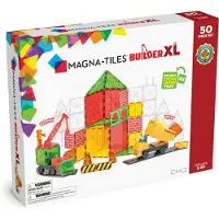 Magna-Tiles Builder XL - Bouwset voor 3+ jaar - STEM-goedgekeurd - 50 Stuks