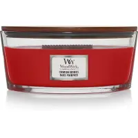 Woodwick crimson berries ellipse candle