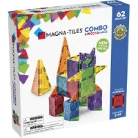 Magna-Tiles Magnetset – 62 Teile – MicroMAGS & Combo - - One Size - Magnetspielzeug