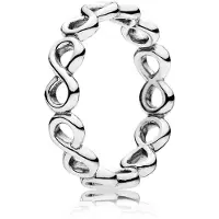Pandora Dames Eenvoudige Oneindigheid Ring - Maat 50