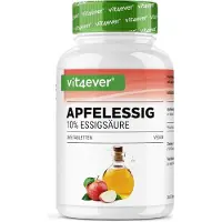 Vit4ever Appelciderazijn - 365 tabletten - Hooggedoseerd met 1000 mg per dagelijkse portie - Met 10% appelciderazijnzuur - 6 maanden voorraad - Zonder ongewenste toevoegingen - Veganistisch