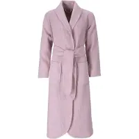 Vossen Damesbadjas – Luchtig Waffelpiqué – Maat M – Kleur Sea Lavender