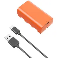 SmallRig 4971 NP-F550 USB-C Rechargeable Camera Battery Oranje