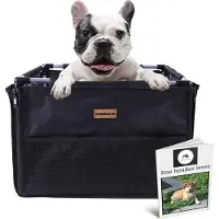 De Blaffende Kat Autostoel Hond Premium - Zwart