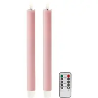 Addison Ross kaars 23cm LED Pink