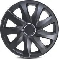 NRM DRIFT - wieldoppen 15" - Set van 4 stuks - zwart