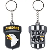 Fostex Sleutelhanger 101st Airborne D-Day 44 - WW2 Series - PVC - 5,5x4,5cm