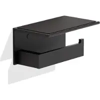 DECOR WALTHER WC rolhouder Contract Black Matt