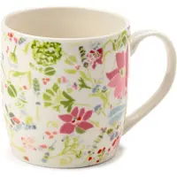 Puckator Beker/Mok - Botanic Gardens - Julie Dodsworth - Roze&Blauw - Porselein - 300ml