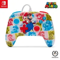 PowerA NSGP0282-01, Gamepad, compatibel met Nintendo Switch en Nintendo Switch OLED, met D-pad, Home-knop, View-knop, analoge/digitale besturing, kabel, USB
