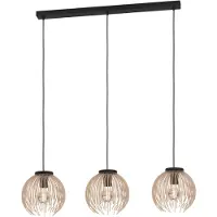 Stars of Light Design hanglamp Alhabia 3-lichts zand bruin
