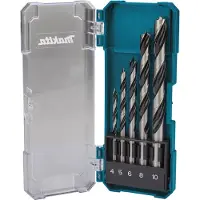 Makita D-72861 Hout-spiraalboorset 4 mm, 5 mm, 6 mm, 8 mm, 10 mm 1 stuk(s)