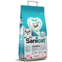 Sanicat Clumping White Rose Petal 8 liter