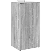vidaXL Opbergkast 50x45x103,5 cm bewerkt hout grijs sonoma eikenkleur