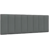 vidaXL Hoofdbordkussen "Hanko" 120 cm stof grijs