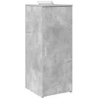 vidaXL Opbergkast 40x45x103,5 cm bewerkt hout betongrijs