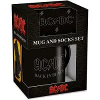 AC/DC Kop - Back In Black - Tassen-Socken-Set - voor Geen - standaard - Maat Standard
