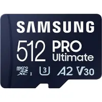 Samsung MicroSDXC PRO Ultimate 512GB 130MB/s + USB lezer