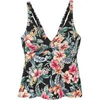 LASCANA Tankinitop beige / groen / pink / zwart