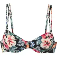 LASCANA Bikinitop gemengde kleuren / zwart