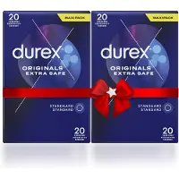 Durex Condooms - Extra Safe 20st x2 - Voordeelverpakking - Cadeau voor man en vrouw
