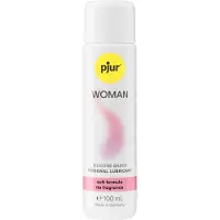 Pjur Woman Glijmiddel Op Siliconenbasis - 100 ml - Vrouwen - Mannen - Smaak - Condooms - Massage - Olie - Anaal - Siliconen - Erotisch