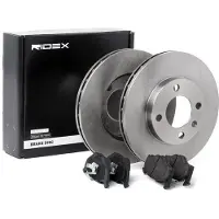 RIDEX 3405B0187 Remschijven en blokken
