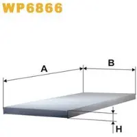 WIX FILTERS WP6866 Interieurfilter