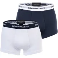 Emporio Armani Pack-2 Boxers ademende stof en anatomische voorkant 111210-CC717 man