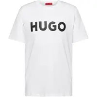 HUGO Shirt 'Dulivio' zwart / wit