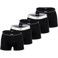 BOSS Boxershorts 'Essential' zwart / wit