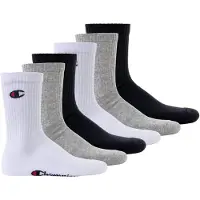 Champion Sportsokken grijs gemêleerd / rood / zwart / wit