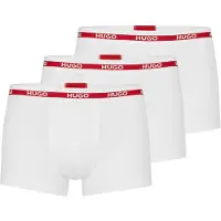 HUGO Boxershorts rood / wit