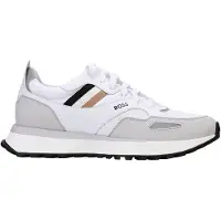 BOSS Sneakers laag 'Jonah' lichtbruin / lichtgrijs / zwart / wit
