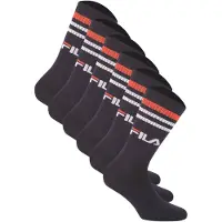 FILA Sportsokken oranje / rood / zwart / wit