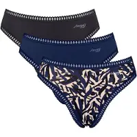Sloggi Slip 'Go Crush' beige / nachtblauw / lichtgrijs / zwart