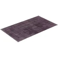 Vossen Badmat Exclusive Badmat, uni kleuren, ruitpatroon, hoog-laag effect, 100% katoen (1 stuk)