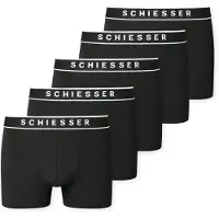 Schiesser Boxershorts zwart / wit