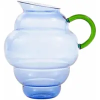 Pols Potten Pitcher Mizu Kiri Dark Blue