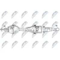 NTY NPW-FR-094 Aandrijfas