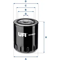Ufi 23.189.00 Oliefilter
