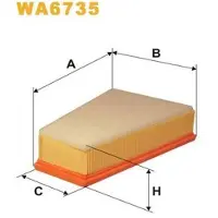 WIX FILTERS WA6735 Luchtfilter