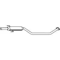 VEGAZ TS-339 Uitlaat middendemper